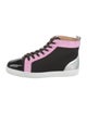 Christian Louboutin Mesh Colorblock Pattern Sneakers