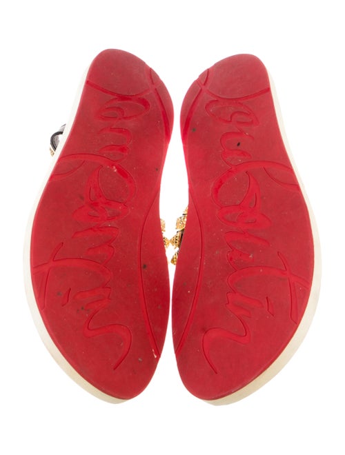 Christian Louboutin Rubber Printed Flip Flops
