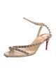 Christian Louboutin Spike Accents Leather Sandals