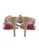 Christian Louboutin Spike Accents Leather Sandals