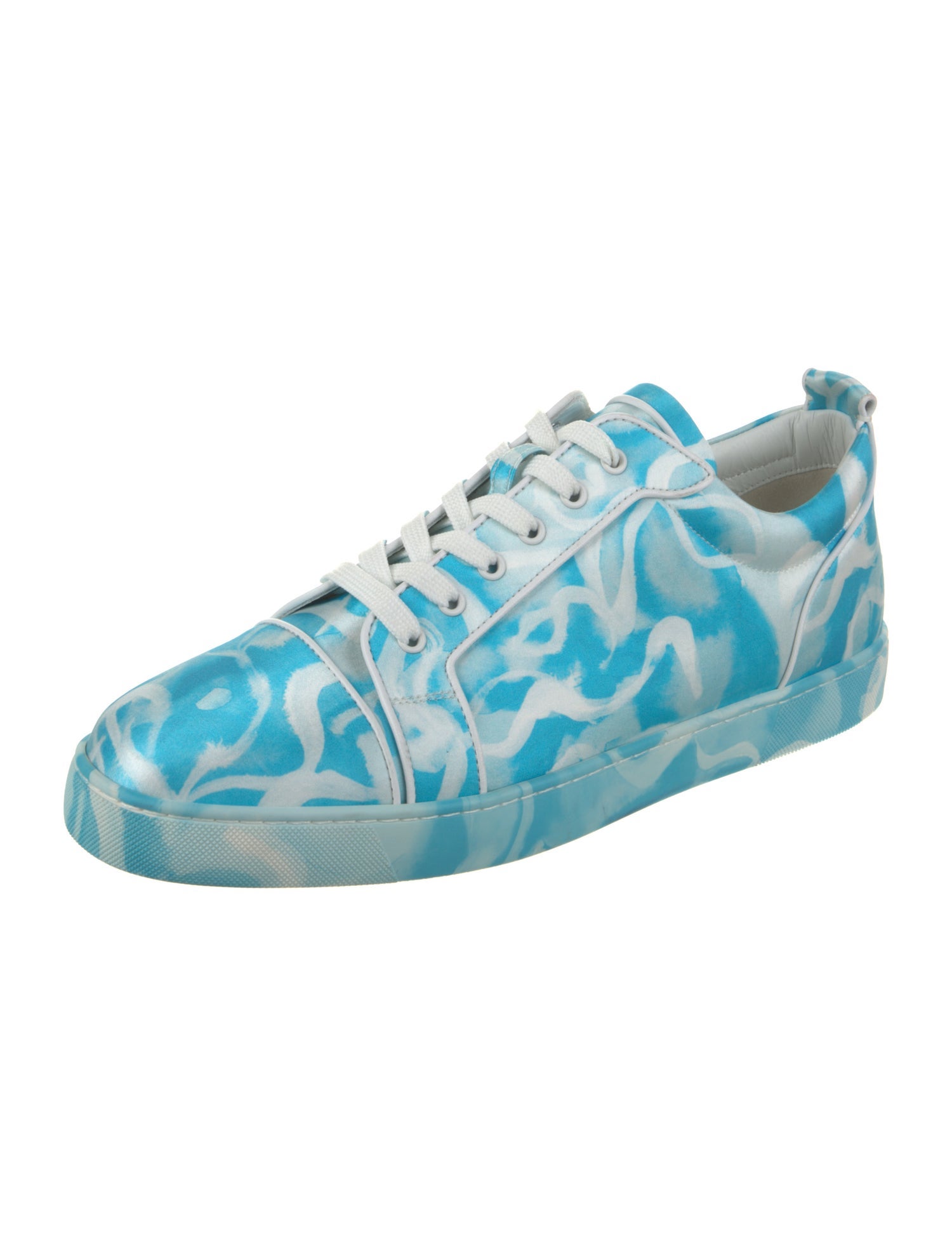 Christian Louboutin Leather Printed Sneakers