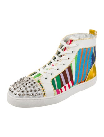 Christian Louboutin Canvas Printed Sneakers