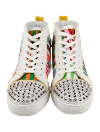 Christian Louboutin Canvas Printed Sneakers