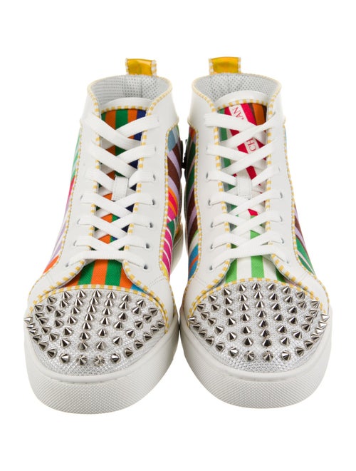 Christian Louboutin Canvas Printed Sneakers
