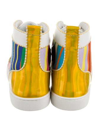 Christian Louboutin Canvas Printed Sneakers