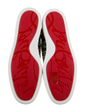 Christian Louboutin Canvas Printed Sneakers