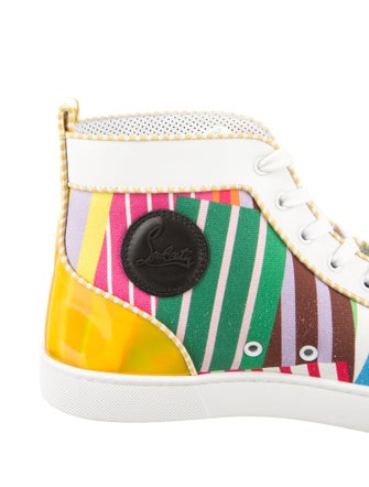 Christian Louboutin Canvas Printed Sneakers