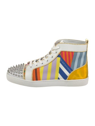 Christian Louboutin Canvas Printed Sneakers