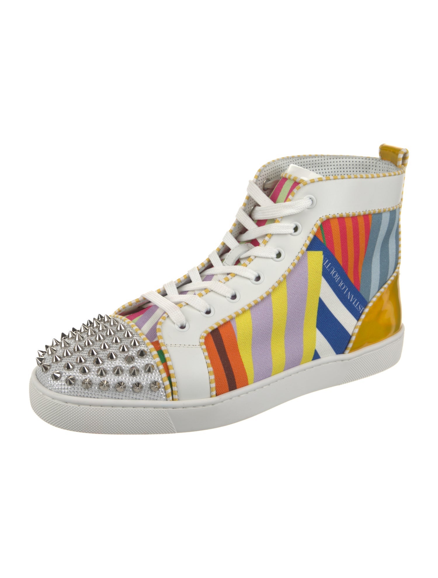 Christian Louboutin Canvas Printed Sneakers