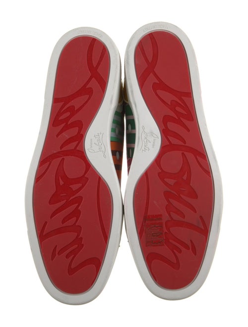Christian Louboutin Canvas Printed Sneakers