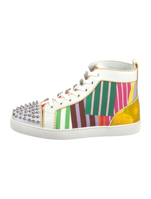 Christian Louboutin Canvas Printed Sneakers