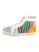 Christian Louboutin Canvas Printed Sneakers
