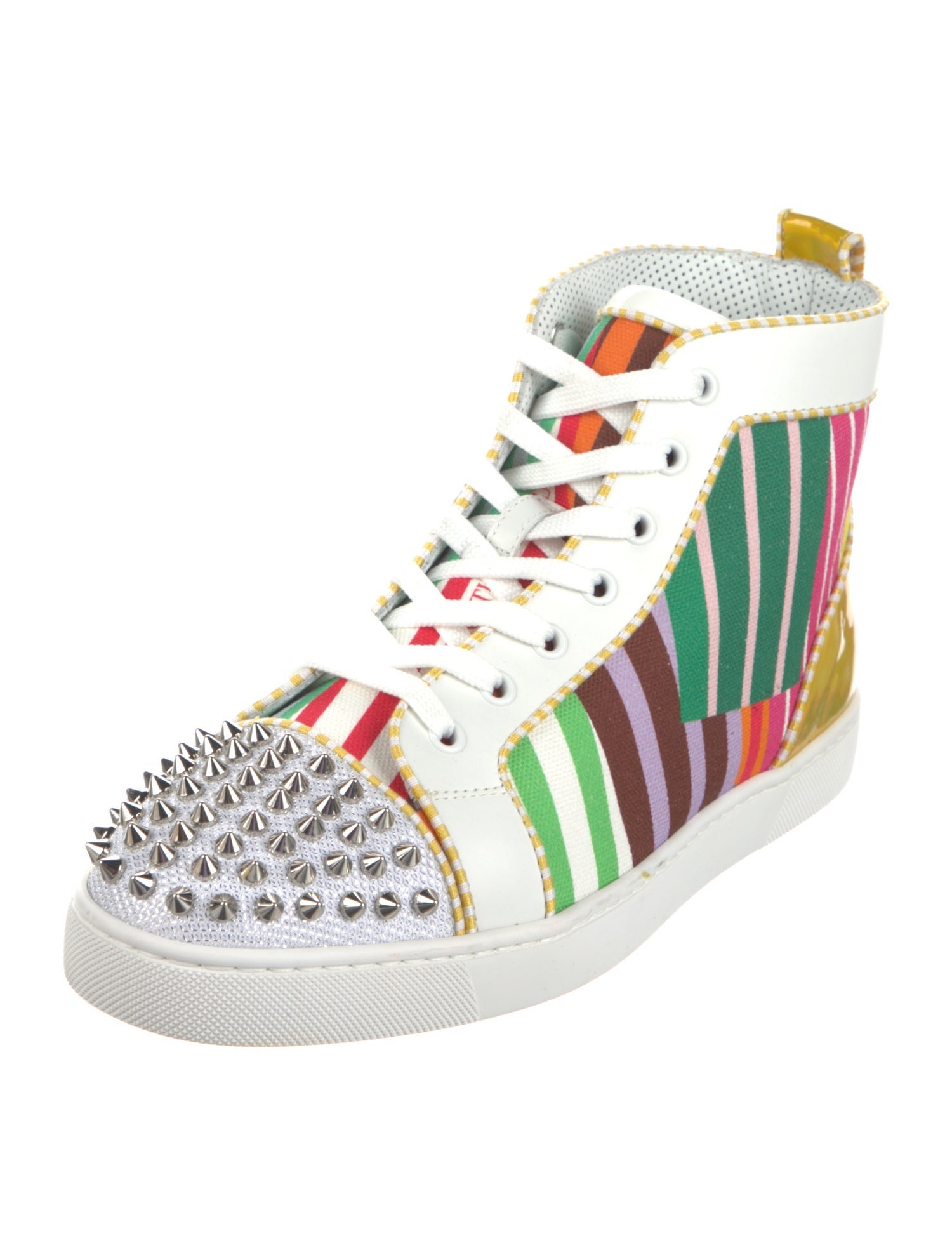 Christian Louboutin Canvas Printed Sneakers