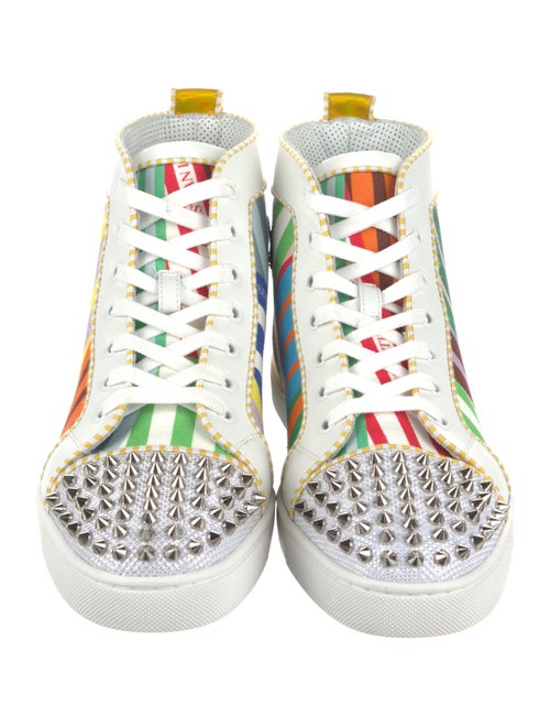 Christian Louboutin Canvas Printed Sneakers