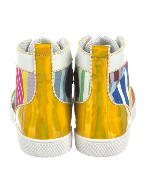 Christian Louboutin Canvas Printed Sneakers