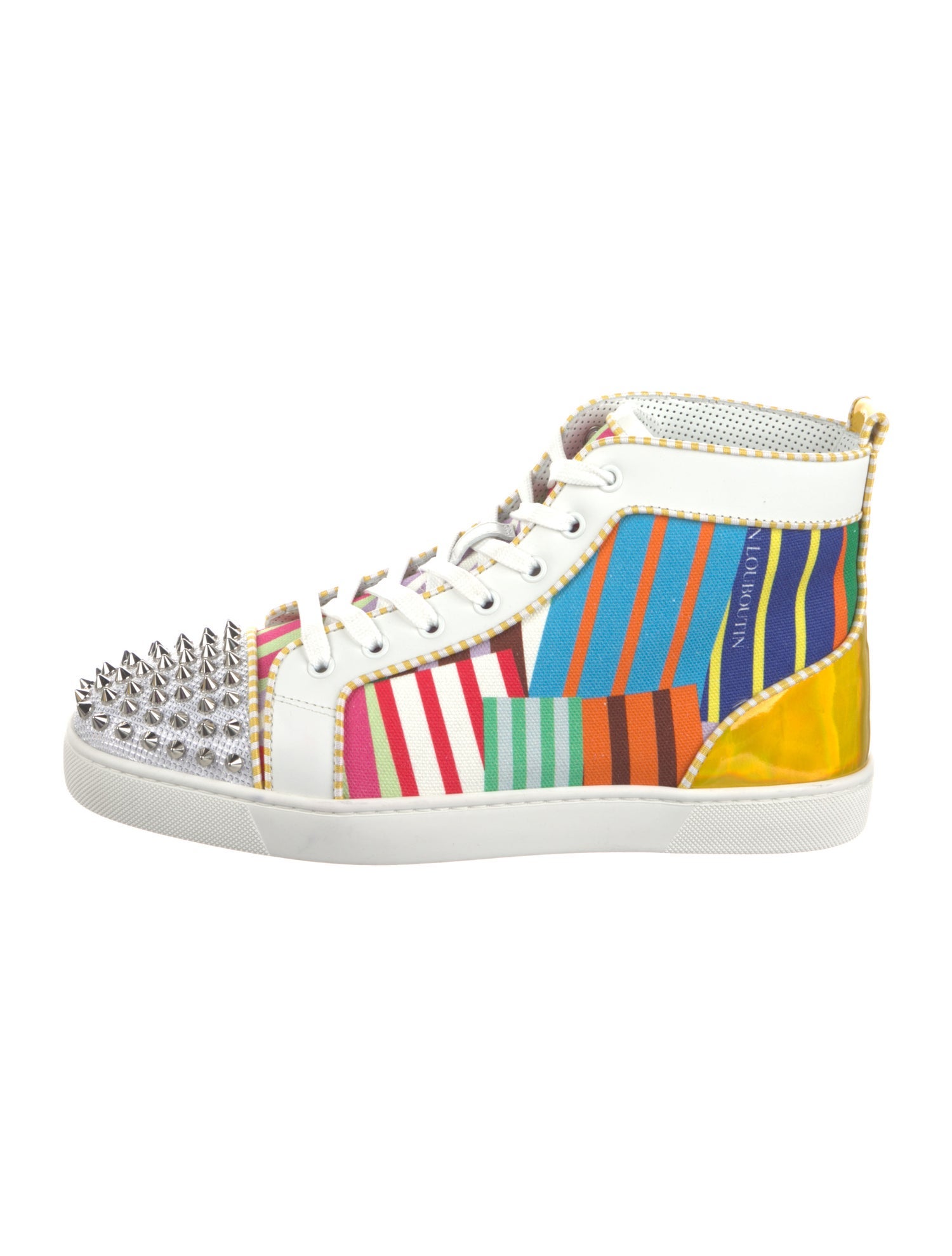 Christian Louboutin Canvas Printed Sneakers