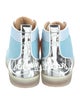 Christian Louboutin Mesh Colorblock Pattern Sneakers