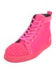 Christian Louboutin Mesh Studded Accents Sneakers