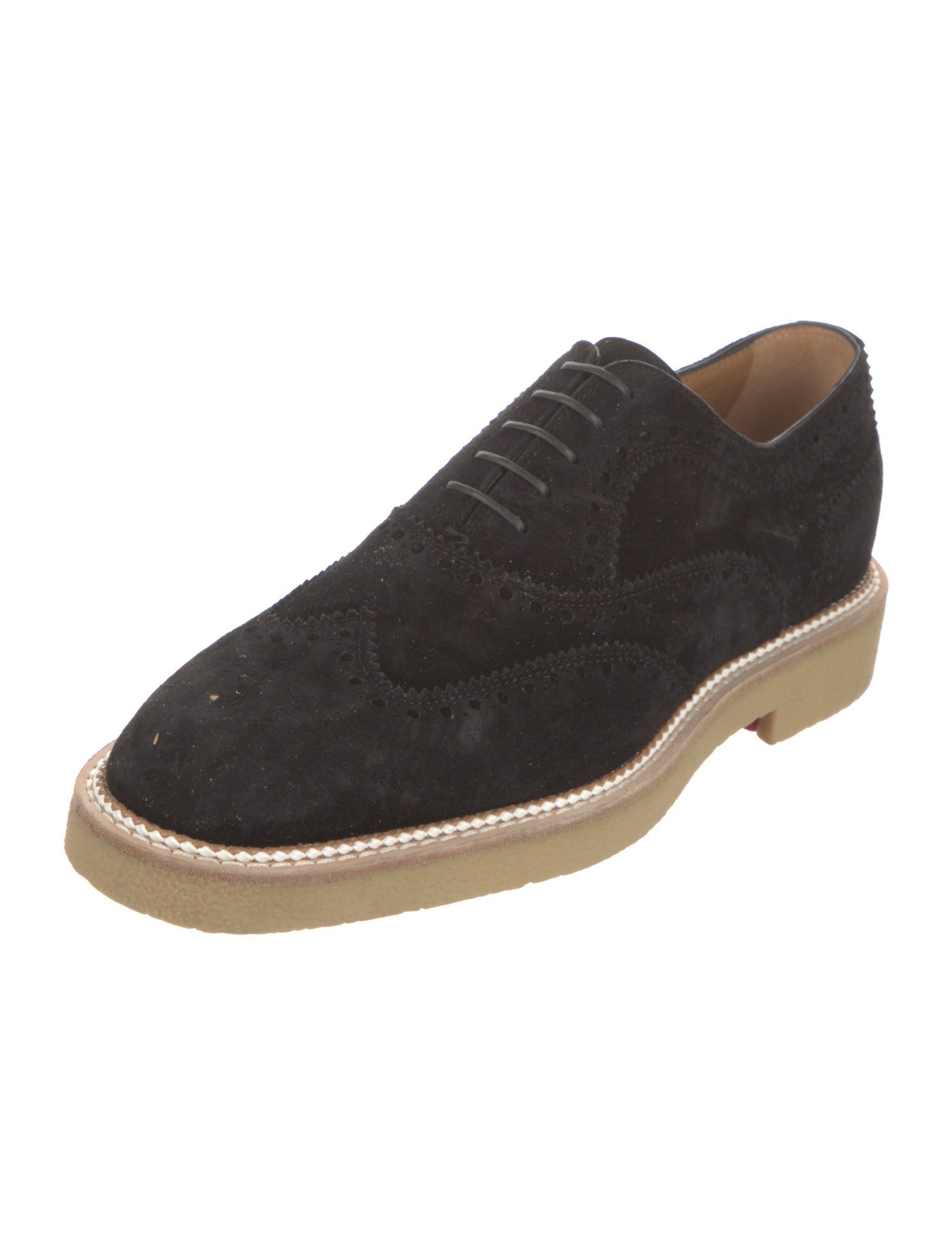 Christian Louboutin Suede Brogues