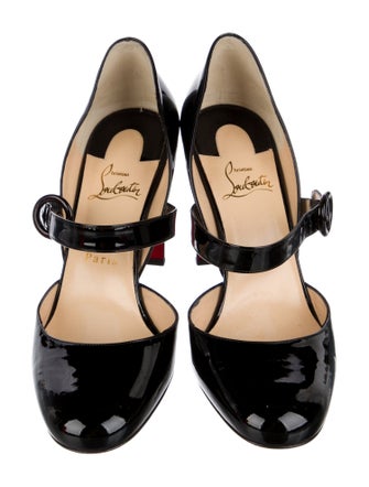 Christian Louboutin Patent Leather D'Orsay Pumps