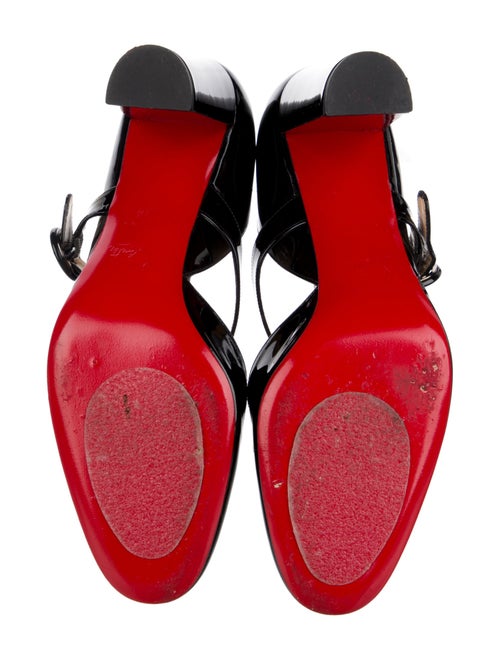 Christian Louboutin Patent Leather D'Orsay Pumps