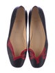 Christian Louboutin Leather Colorblock Pattern Flats