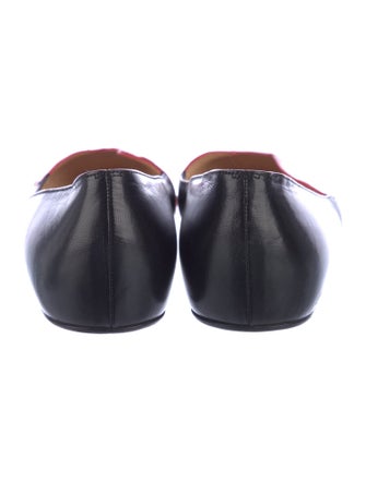 Christian Louboutin Leather Colorblock Pattern Flats