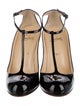 Christian Louboutin Patent Leather T-Strap Pumps
