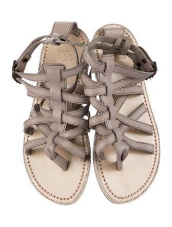 Christian Louboutin Leather Gladiator Sandals
