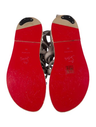 Christian Louboutin Leather Gladiator Sandals