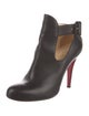Christian Louboutin Leather Cutout Accent Boots