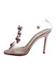 Christian Louboutin PVC Bow Accents T-Strap Sandals