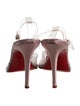 Christian Louboutin PVC Bow Accents T-Strap Sandals