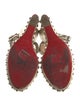 Christian Louboutin Leather Studded Accents Espadrilles