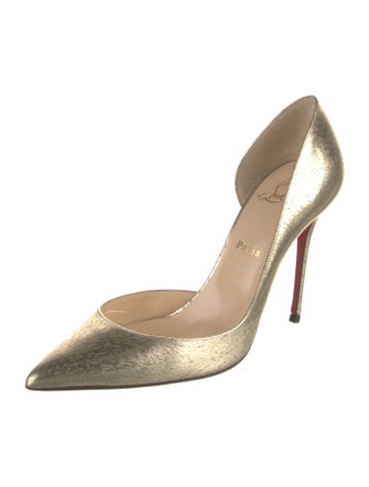 Christian Louboutin Leather D'Orsay Pumps