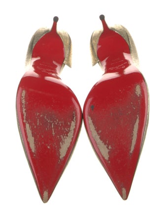 Christian Louboutin Leather D'Orsay Pumps