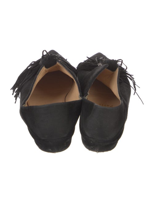 Christian Louboutin Spike Accents Suede Mules