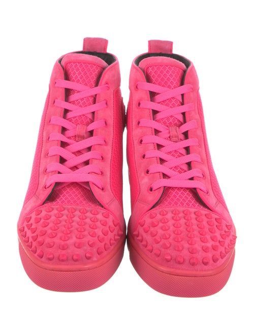 Christian Louboutin Mesh Studded Accents Sneakers