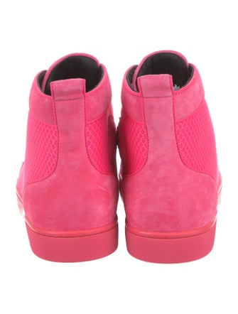 Christian Louboutin Mesh Studded Accents Sneakers