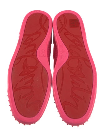 Christian Louboutin Mesh Studded Accents Sneakers