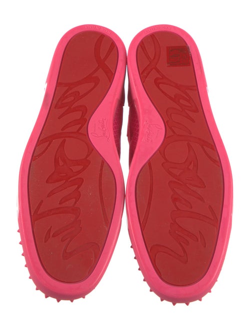 Christian Louboutin Mesh Studded Accents Sneakers