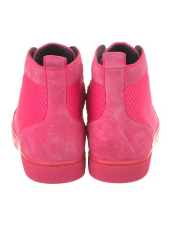 Christian Louboutin Mesh Studded Accents Sneakers