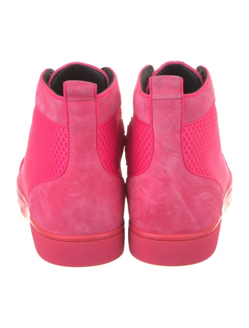 Christian Louboutin Mesh Studded Accents Sneakers