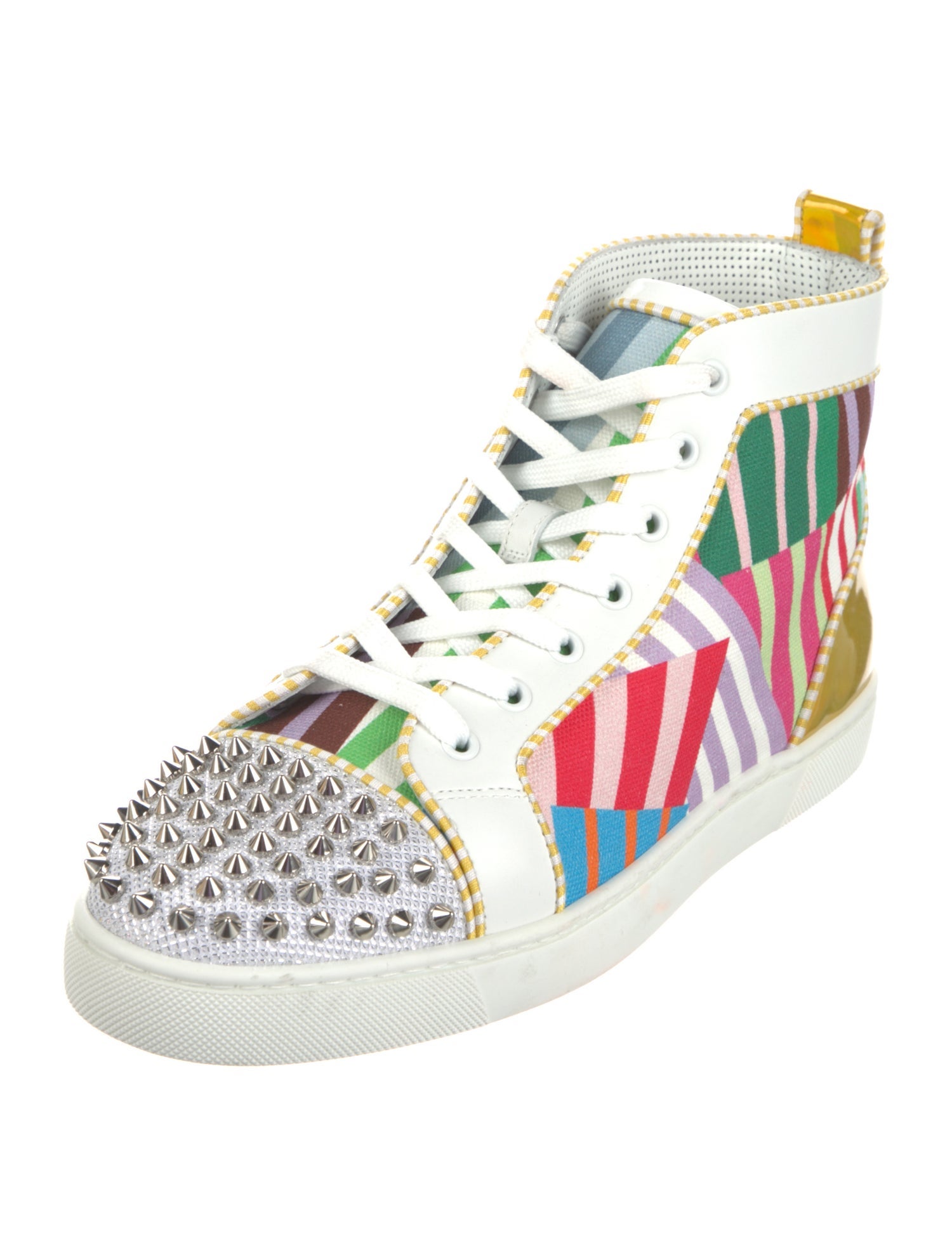 Christian Louboutin Canvas Printed Sneakers