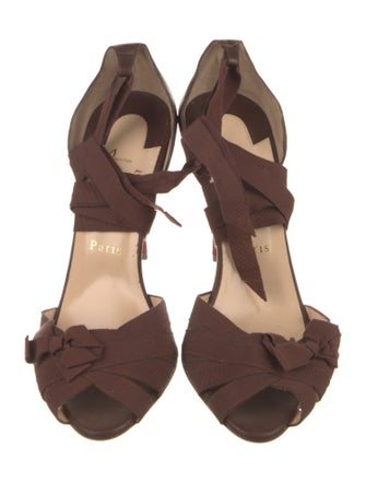 Christian Louboutin Canvas Sandals