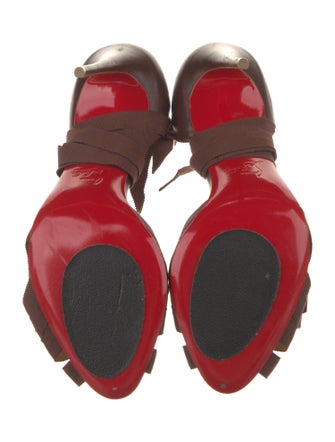 Christian Louboutin Canvas Sandals