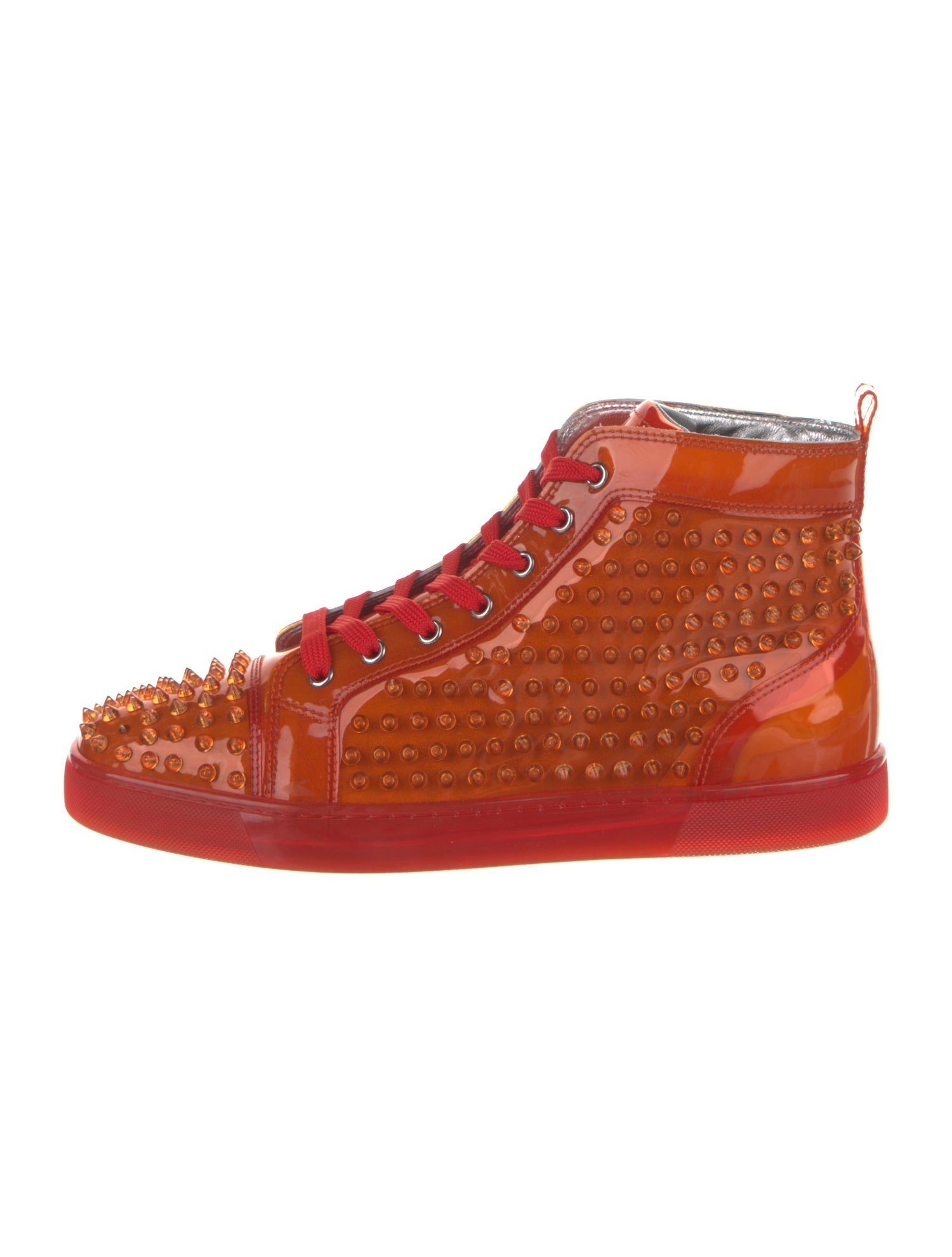 Christian Louboutin PVC Studded Accents Sneakers