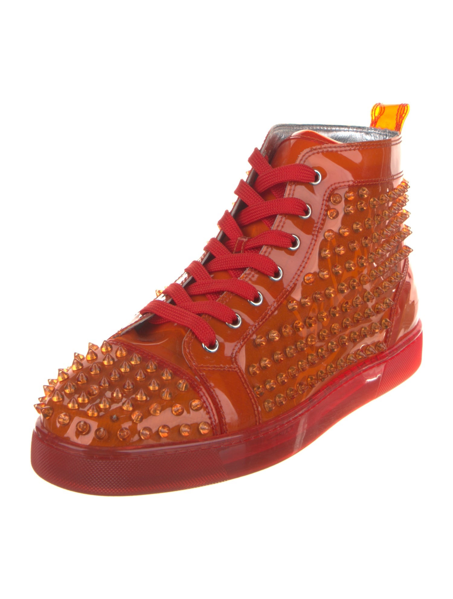 Christian Louboutin PVC Studded Accents Sneakers