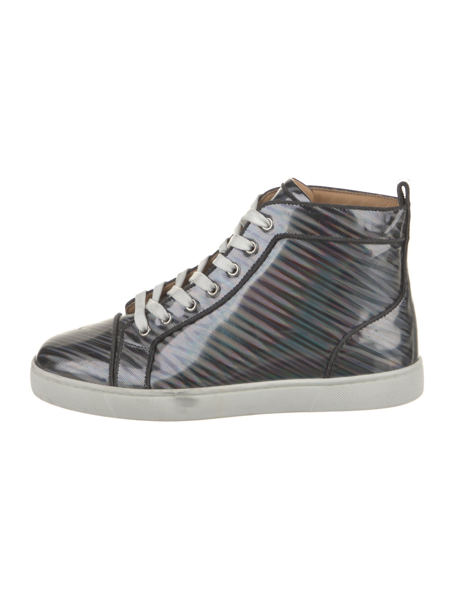Christian Louboutin Leather Printed Sneakers