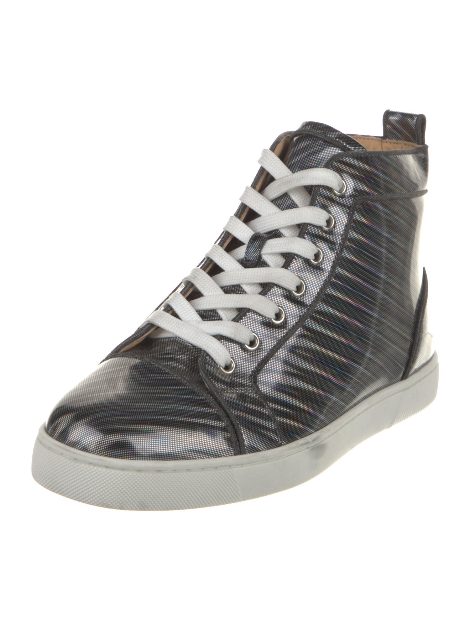Christian Louboutin Leather Printed Sneakers